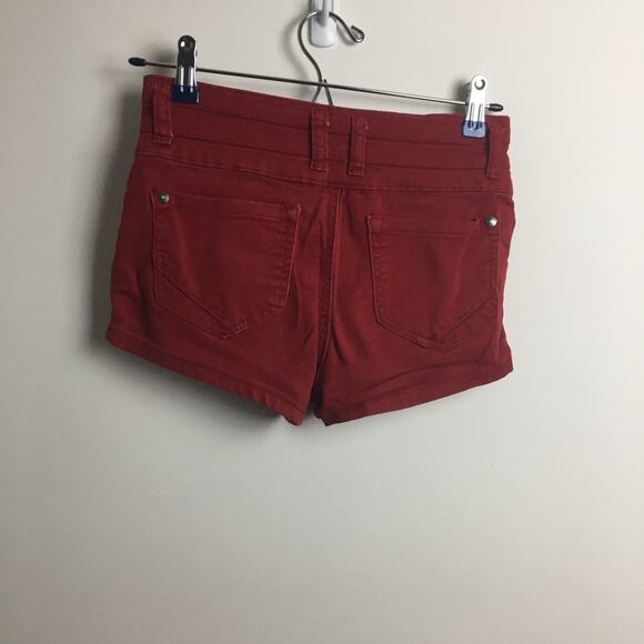 Blue Spice Short Shorts Red Juniors 1 / 2 - Picture 12 of 16